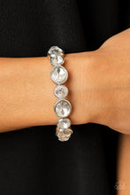 Load image into Gallery viewer, Still GLOWING Strong - White Paparazzi Bracelet
