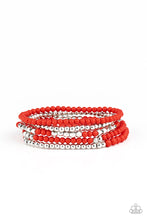 Load image into Gallery viewer, Stacked Showcase - Red - Bracelet
