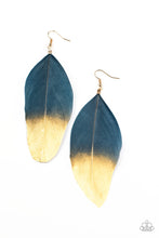 Load image into Gallery viewer, Fleek Feathers - Blue Paparazzi  Earrings
