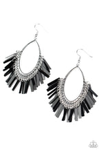 Load image into Gallery viewer, Fine-Tuned Machine - Black Paparazzi Earrings
