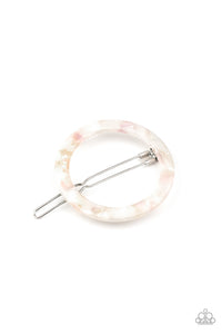 In The Round - White Paparazzi Hair Accessories