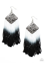 Load image into Gallery viewer, DIP The Scales - Black Fringe Paparazzi  Earrings
