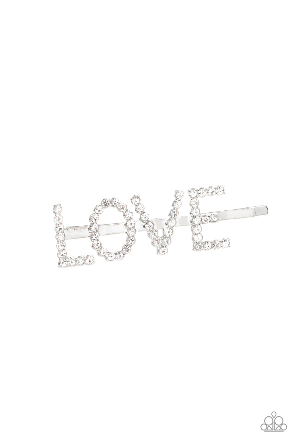 All You Need Is Love - White - Bobby Pin