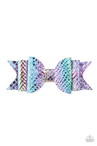 BOW Your Mind - Blue Paparazzi Hair Accessories