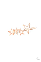 Load image into Gallery viewer, From STAR To Finish -Paparazzi Copper - Barrette
