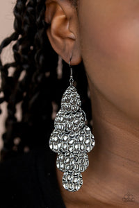 Instant Incandescence - Black Earrings