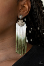 Load image into Gallery viewer, DIP It Up - Green Paparazzi Earrings
