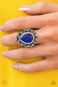 Iridescently Icy - Blue Ring - #2138