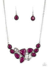 Load image into Gallery viewer, Breathtaking Brilliance - Purple Paparazzi Necklace
