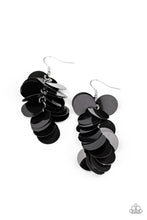 Load image into Gallery viewer, Now You SEQUIN It - Black Paparazzi Earrings

