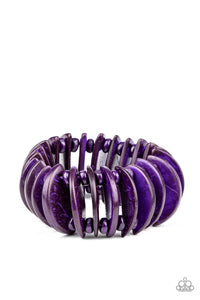 Tropical Tiki Bar - Purple Paparazzi Bracelet