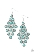 Load image into Gallery viewer, Rural Rainstorms - Blue Paparazzi Earrings
