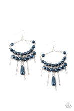 Load image into Gallery viewer, Party Planner Posh - Blue Paparazzi Earrings
