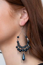 Load image into Gallery viewer, Party Planner Posh - Blue Paparazzi Earrings
