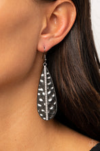 Load image into Gallery viewer, On The Up and UPSCALE - Black Earrings
