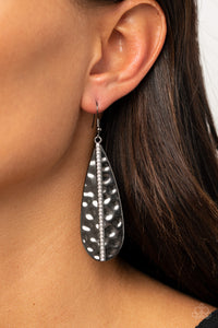 On The Up and UPSCALE - Black Earrings