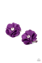Load image into Gallery viewer, Watch Me Bloom - Purple Paparazzi Hair Accessories
