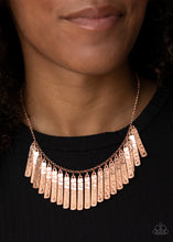 Load image into Gallery viewer, Metallic Muse - Copper Paparazzi Necklace
