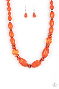 High Alert - Orange Paparazzi Necklace