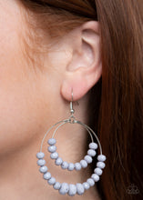 Load image into Gallery viewer, Paradise Party - Silver Paparazzi Earrings
