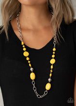Load image into Gallery viewer, When I GLOW Up - Yellow Paparazzi Necklace
