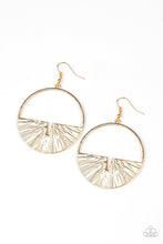 Load image into Gallery viewer, Reimagined Refinement - Gold Paparazzi Earrings
