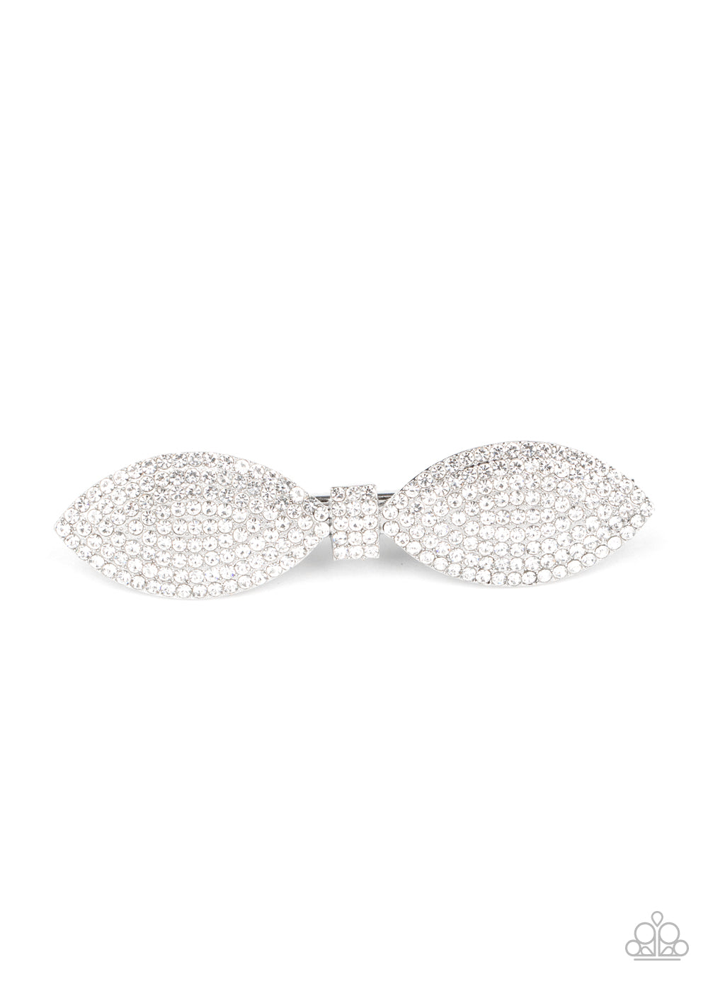 Mind-BOWing Sparkle - White Paparazzi Hair Accessories