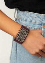 Load image into Gallery viewer, Interstellar Shimmer - Purple Paparazzi Wrap Bracelet
