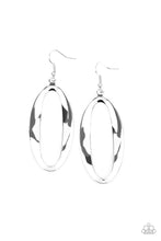 Load image into Gallery viewer, OVAL My Head - Silver - Paparazzi Earrings
