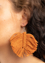 Load image into Gallery viewer, Macrame Mamba - Brown Paparazzi Earrings
