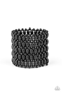 Way Down In Kokomo - Black Wood Bracelet