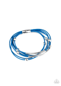 Magnetically Modern - Blue Magnetic Bracelet