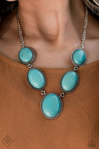 River Valley Radiance - Blue Paparazzi Necklace