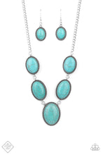 Load image into Gallery viewer, River Valley Radiance - Blue Paparazzi Necklace
