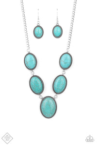 River Valley Radiance - Blue Paparazzi Necklace