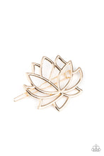 Load image into Gallery viewer, Lotus Pools - Gold Paparazzi Hair Accessories
