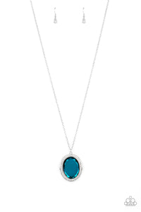 REIGN Them In - Blue Paparazzi Necklace