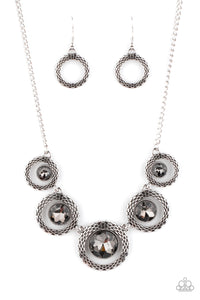 PIXEL Perfect - Silver Paparazzi Necklace