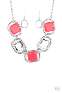 Pucker Up - Pink Paparazzi Necklace