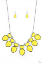 Load image into Gallery viewer, Modern Masquerade - Yellow Paparazzi Necklace
