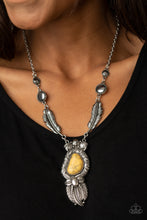 Load image into Gallery viewer, Ruler of The Roost - Yellow Paparazzi Necklace
