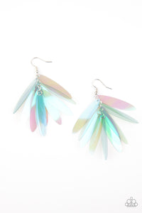 Holographic Glamour - Multi Color Earrings