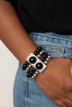 Load image into Gallery viewer, WEALTH-Conscious - Black Paparazzi  Bracelet

