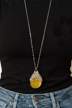 Load image into Gallery viewer, Tangled Gardens - Yellow Paparazzi Necklace
