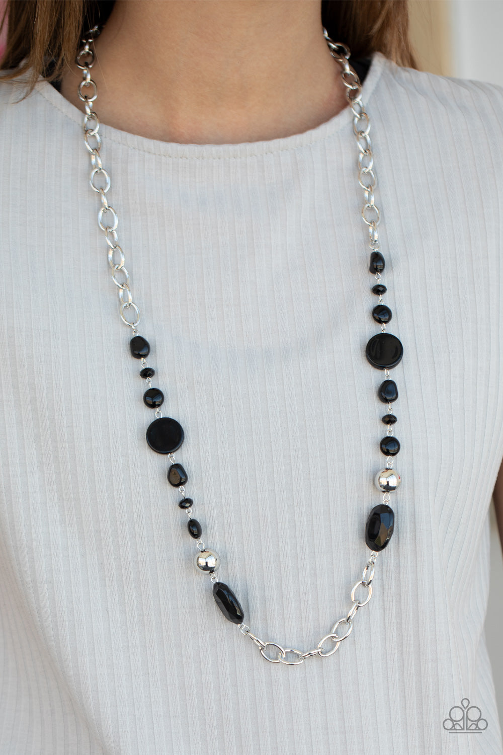 When I GLOW Up - Black  Paparazzi Necklace