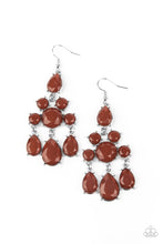 Load image into Gallery viewer, Afterglow Glamour - Brown Paparazzi Earrings
