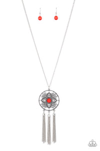 Chasing Dreams - Red Paparazzi Necklace