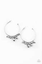 Load image into Gallery viewer, Dazzling Downpour - Silver Paparazzi Earrings
