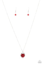 Load image into Gallery viewer, A Dream is a Wish Your Heart Makes - Red Paparazzi Necklace

