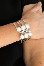 Load image into Gallery viewer, Mystified - White Paparazzi Bracelet

